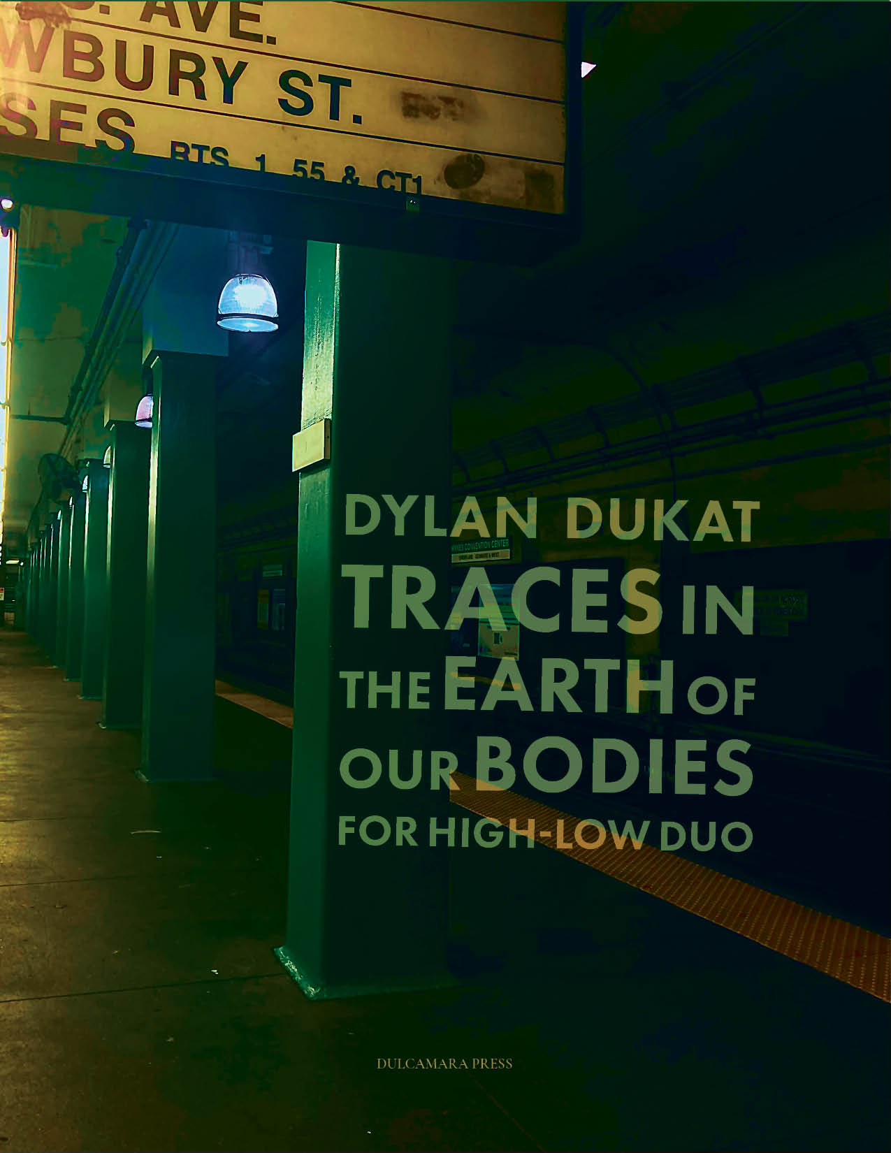 cover image for Dylan Dukat's traces in the earth of our bodies
